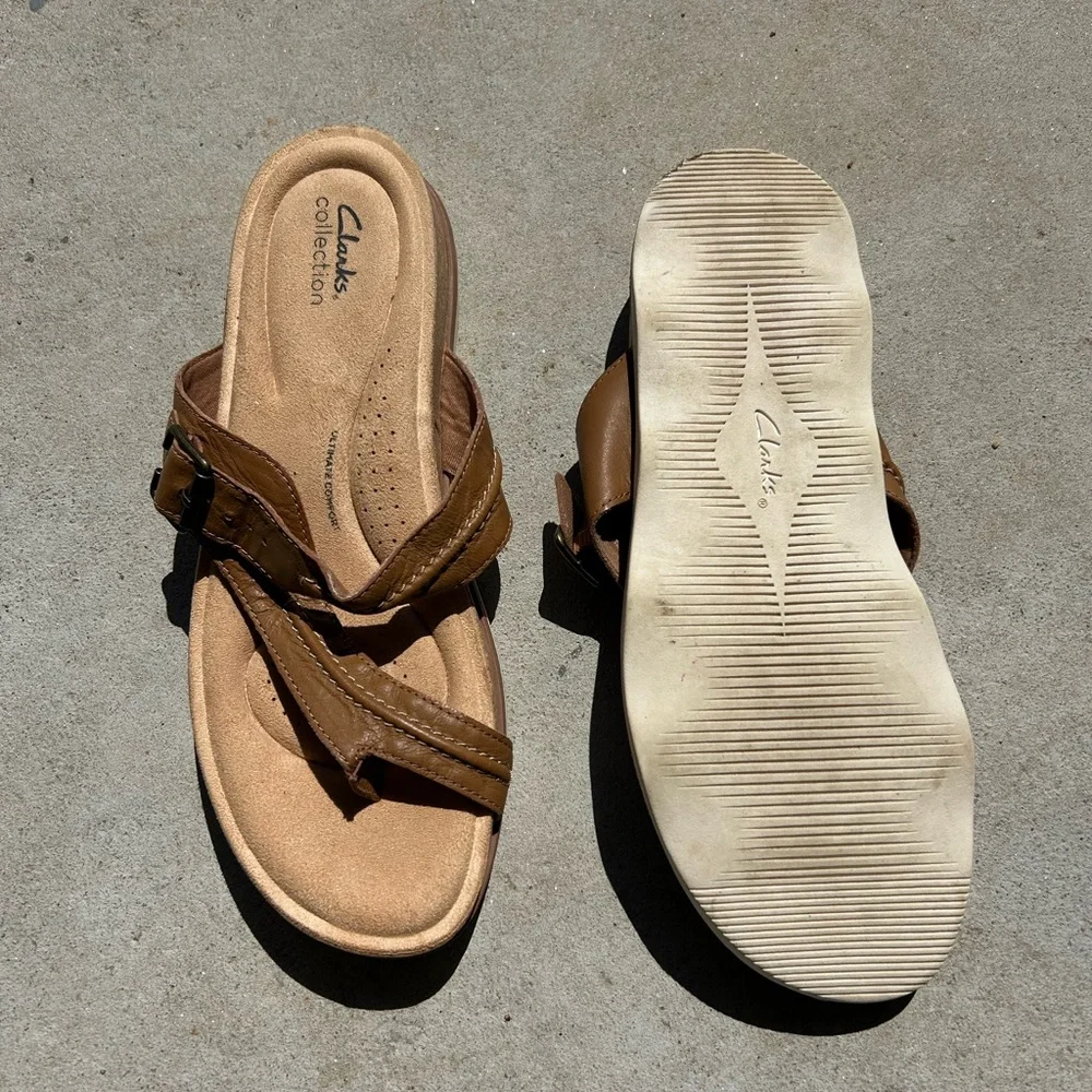Clarks Women's Collection Brynn Madi Sand Interest Sandals Size - Picture 4 of 6